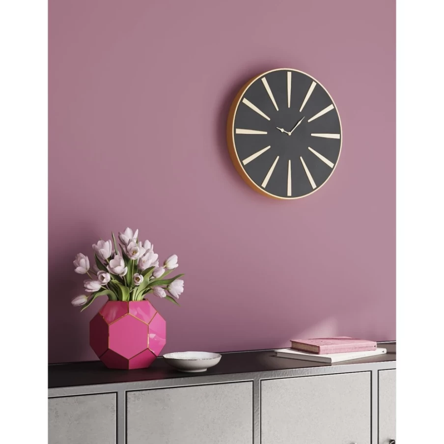 KARE Design Modern Wall Clock Charm - 41cm Stylish Decorative Round Clock for Home & Office