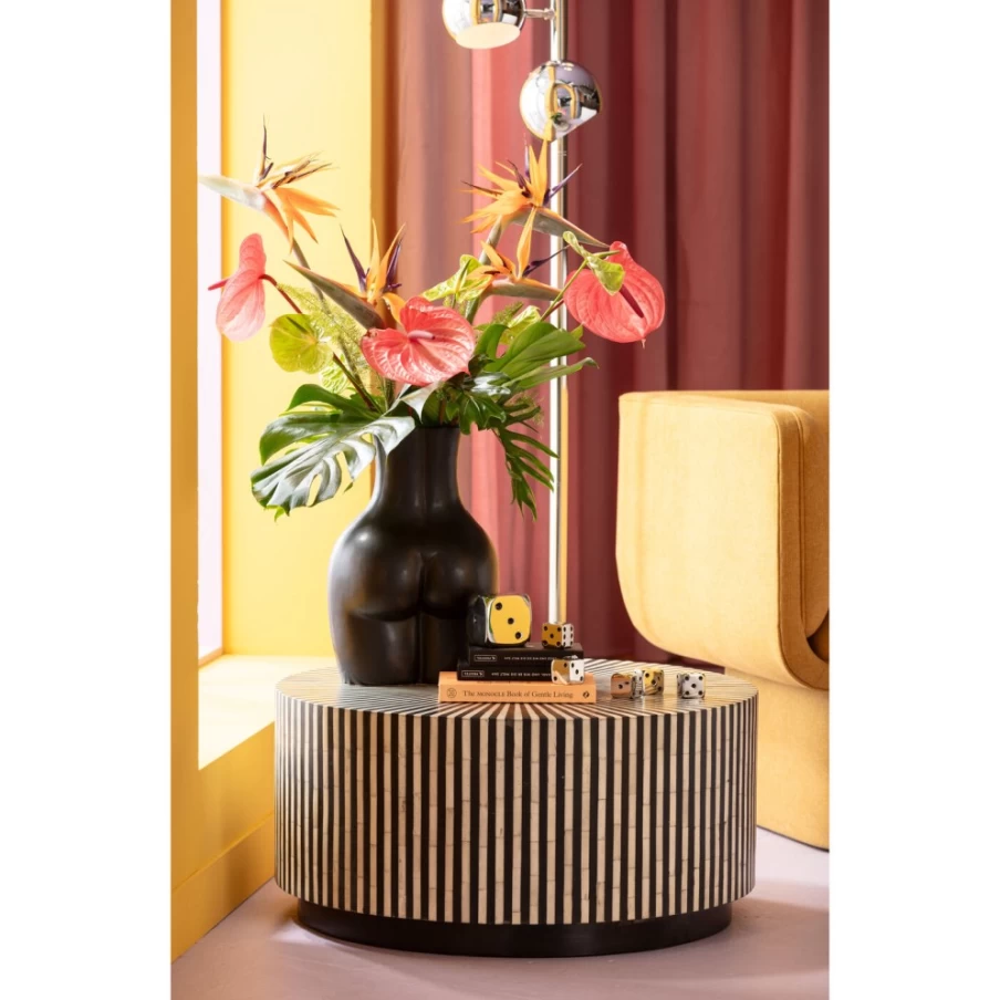 KARE Design Donna Black Ceramic Vase - 40cm Modern Home Decor