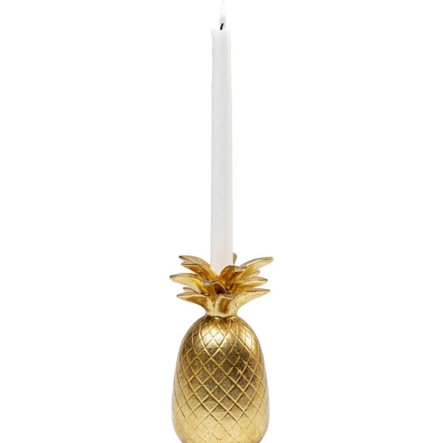KARE Design Modern Pineapple Candle Holder - 16cm Decorative Fruit-Themed Home Decor