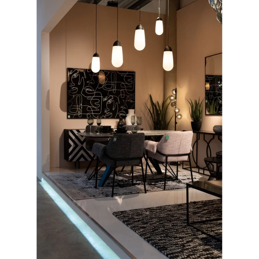 KARE Design Modern Black Floor Lamp with Scala Balls - 160cm Tall Lighting for Living Room