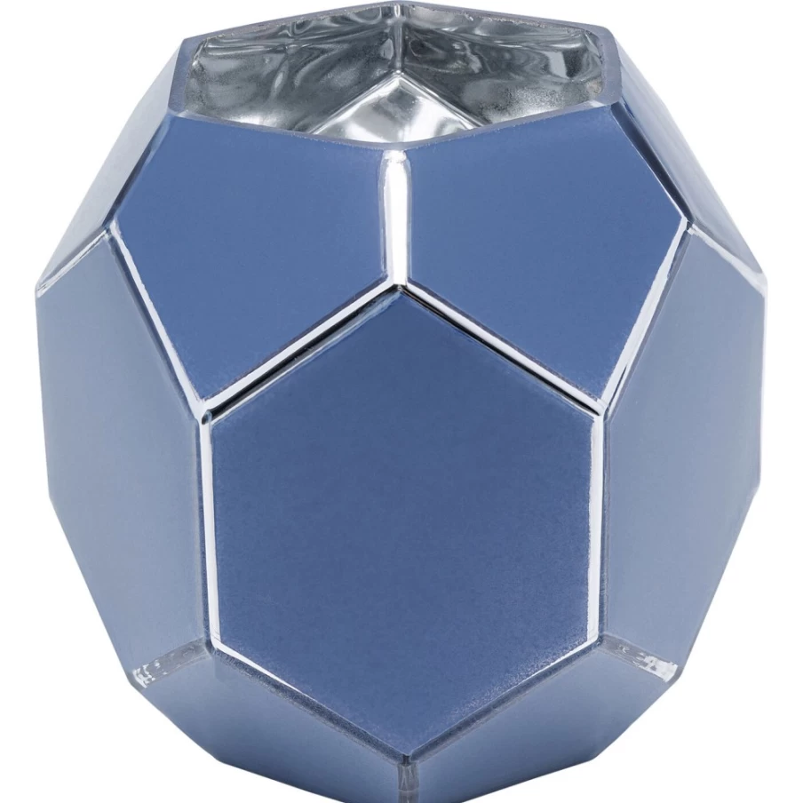 "KARE Design Pastel Blue Ceramic Vase – 17cm Decorative Art Piece for Home"