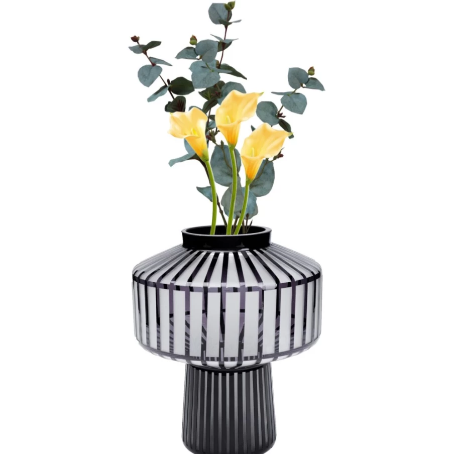 KARE Design Modern Roulette Rim Vase - 30cm Decorative Ceramic Home Decor