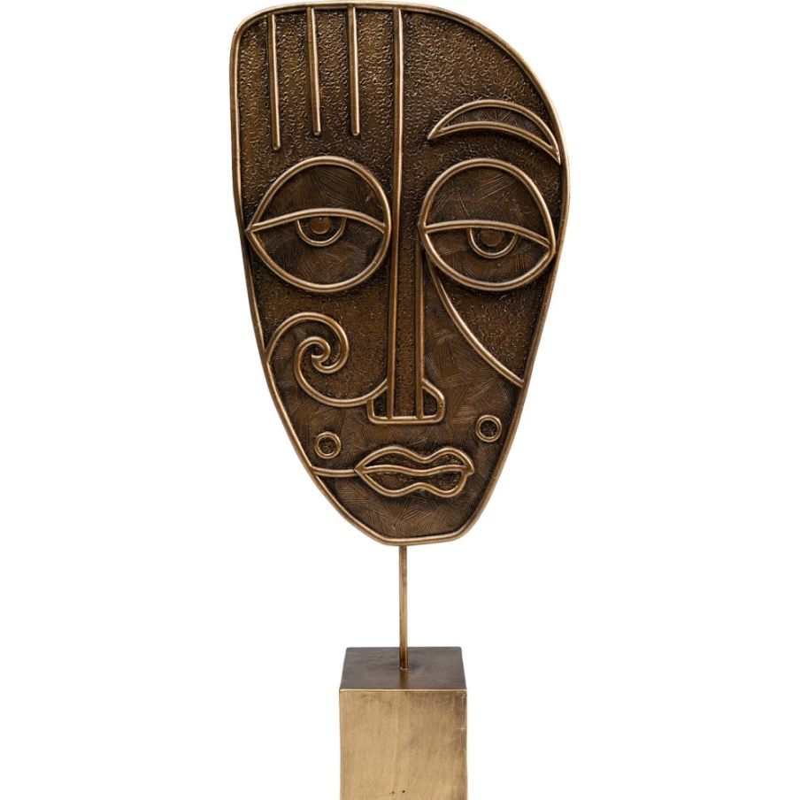 KARE Design Modern Deco Object Mask - 37cm Wall Art Sculpture, Mathis Collection