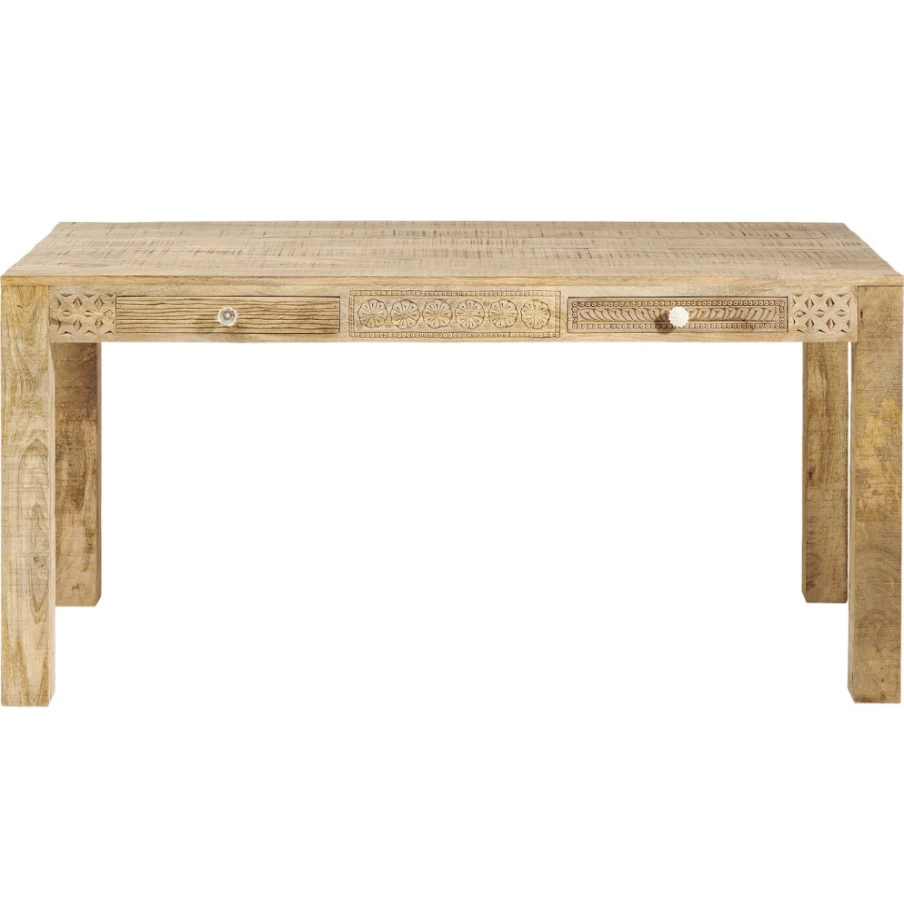 KARE Design Puro Plain Modern Dining Table 160x80cm Rectangular Wooden Kitchen Table