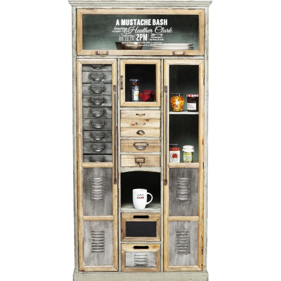 "KARE Design Modern Barber Shop Cabinet - Stylish Salon Storage Furniture"