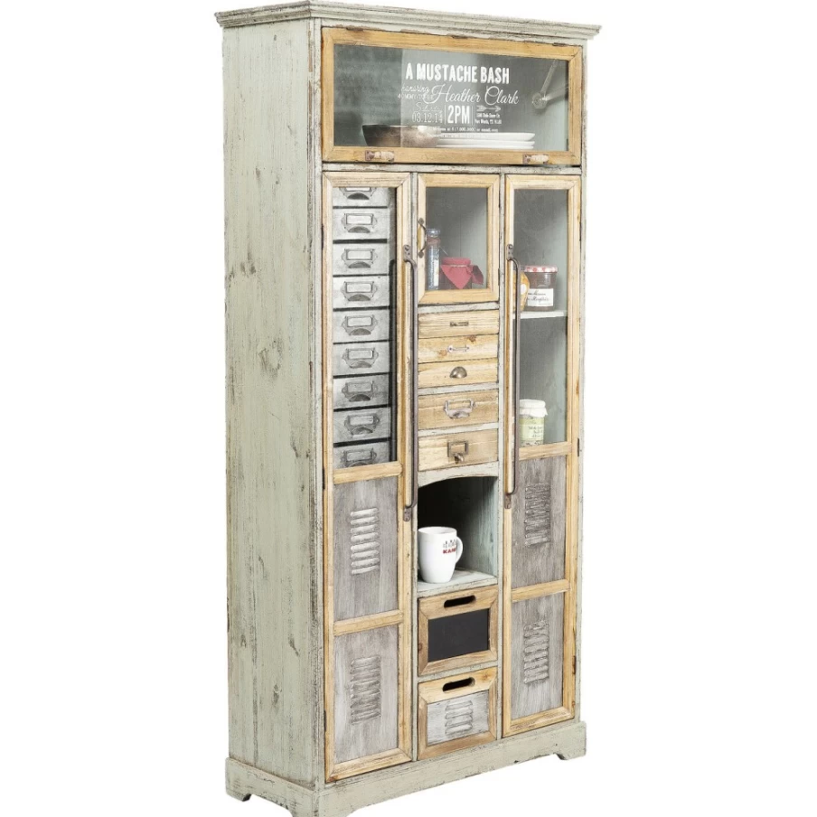 "KARE Design Modern Barber Shop Cabinet - Stylish Salon Storage Furniture"