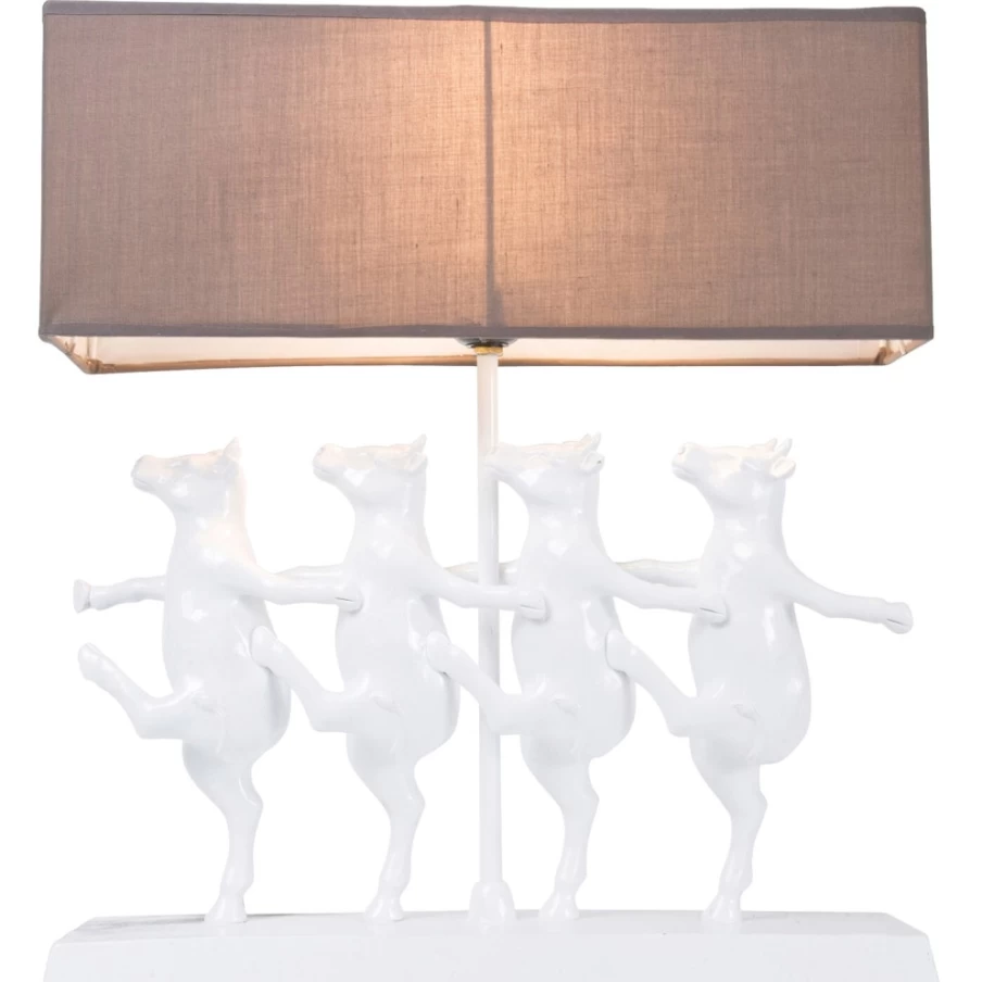 KARE Design Modern Table Lamp - Playful Dancing Cows Decor for Home & Office
