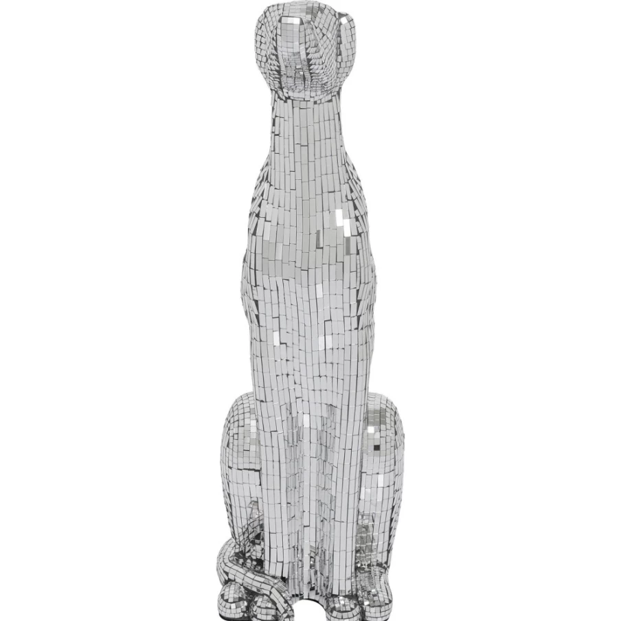 KARE Design Modern Mosaic Sitting Dog Statue - 78cm Handmade Deco Figurine for Home Decor