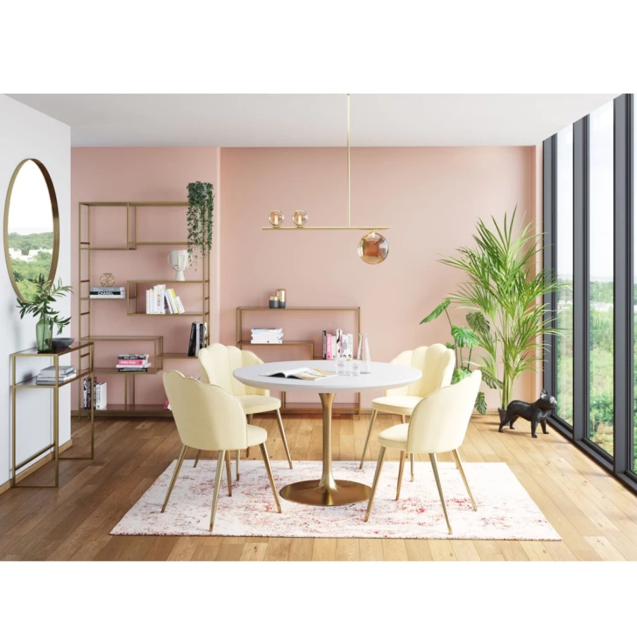 "KARE Design Princess Beige Chair Set of 2 - Modern Luxury Dining Chairs"