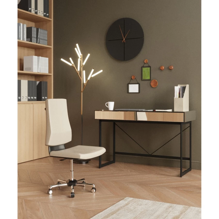 "KARE Design Marla Modern Office Chair – Ergonomic Executive Desk Chair with Adjustable Height"