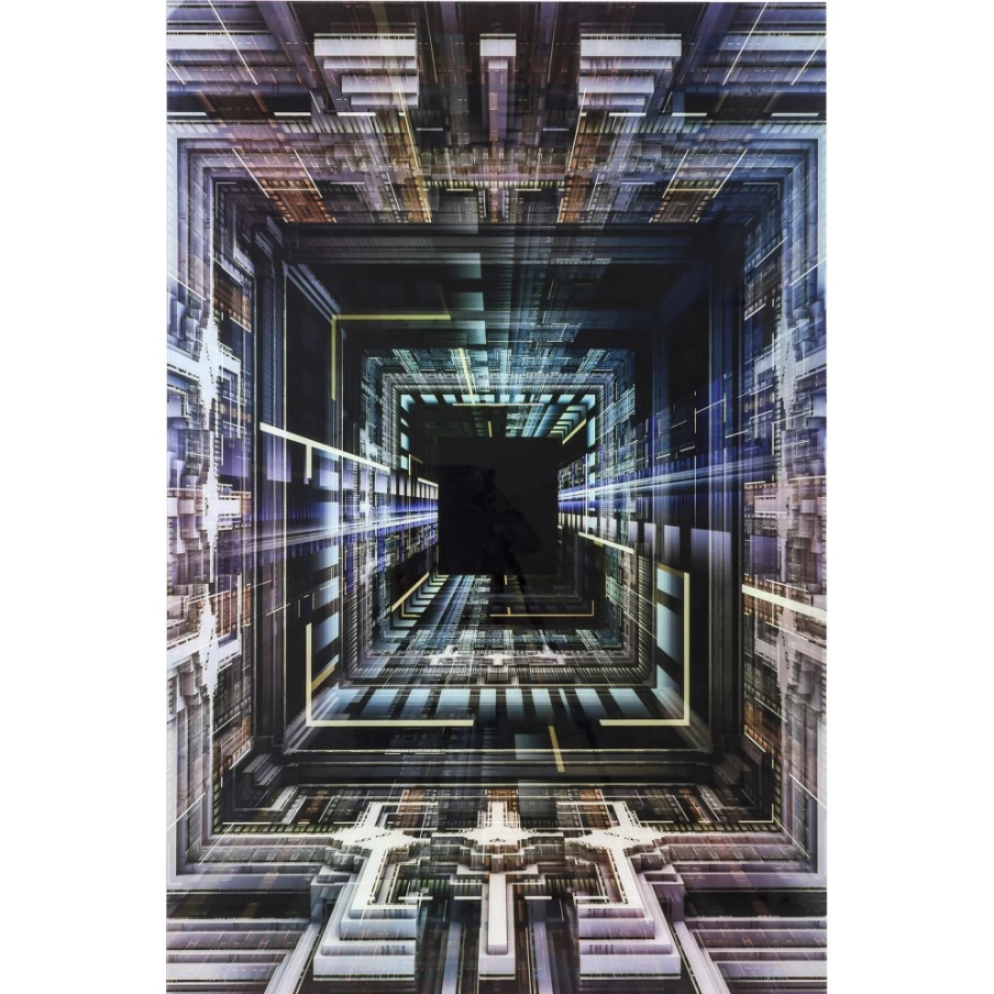 "KARE Design Modern Picture Glass Science Fiction Poster 120x180cm Wall Art Decor"