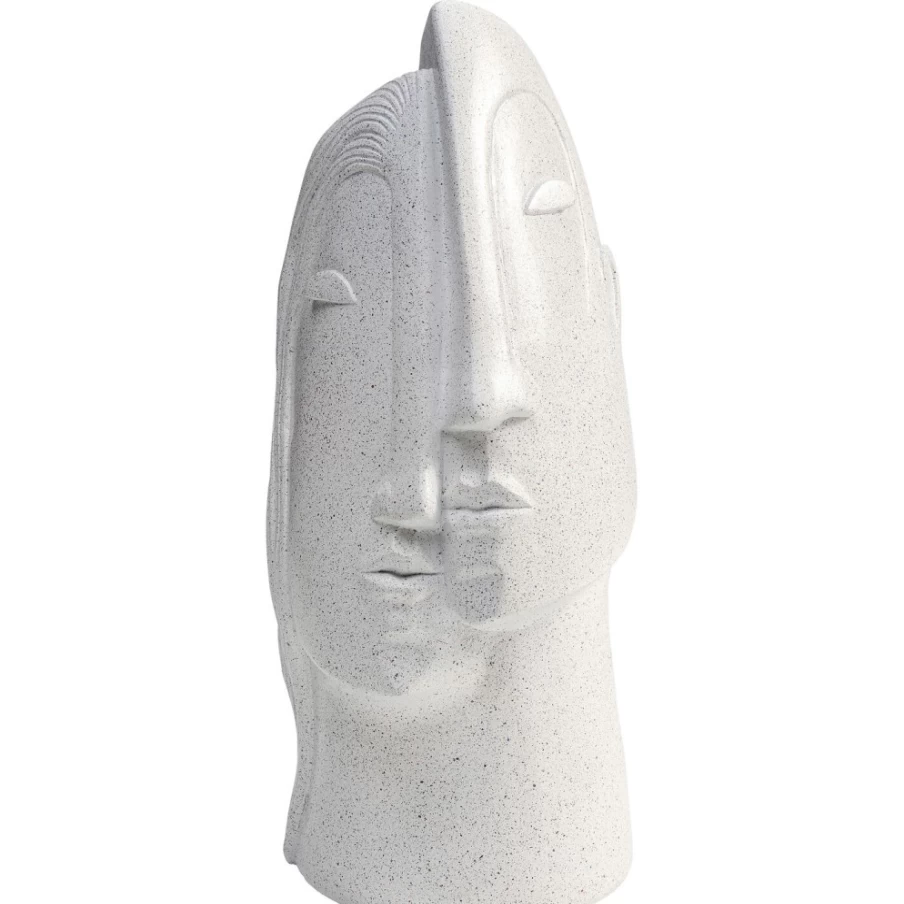KARE Design Modern Deco Object Face Siblings 30cm Unique Home Decor Sculpture