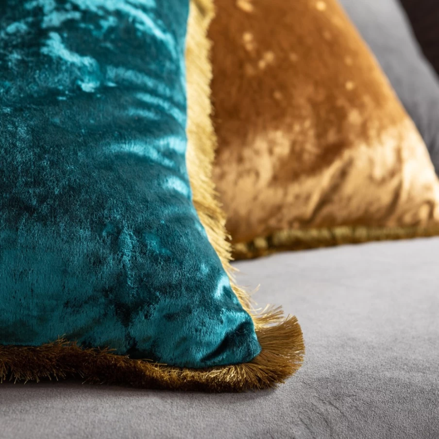 KARE Design Bluegreen Cannes Cushion 45x45cm Decorative Throw Pillow Modern Home Decor