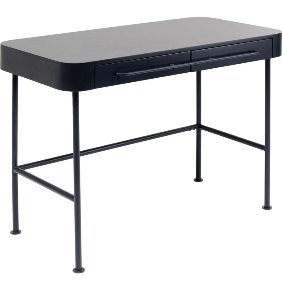 KARE Design Modern Anthracite Desk 100x53cm - Stylish Writing Desk for Home Office