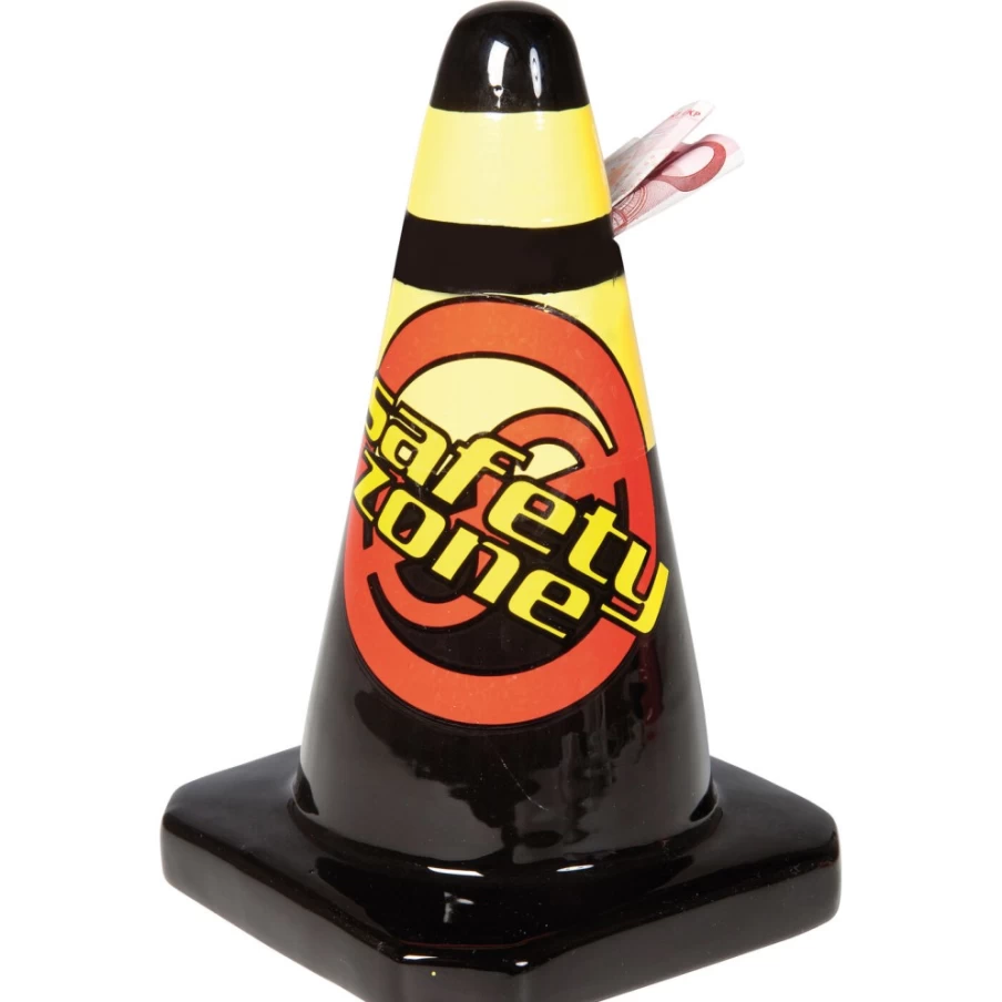 KARE Design Traffic Cone Money Box - Assorted Colors for Savings and Decor