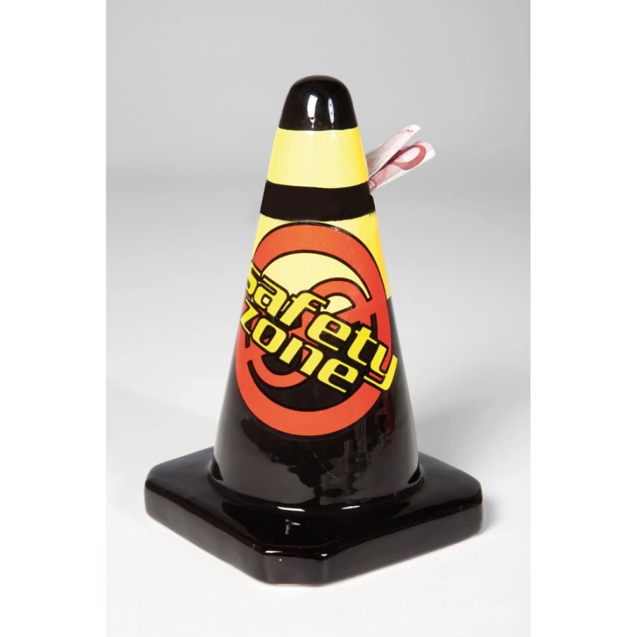 KARE Design Traffic Cone Money Box - Assorted Colors for Savings and Decor