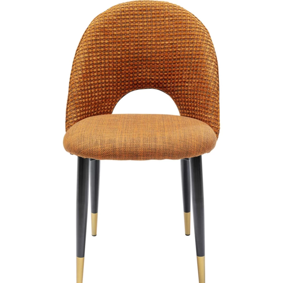 "KARE Design Hudson Orange Modern Accent Chair – Stylish Comfort for Any Room"