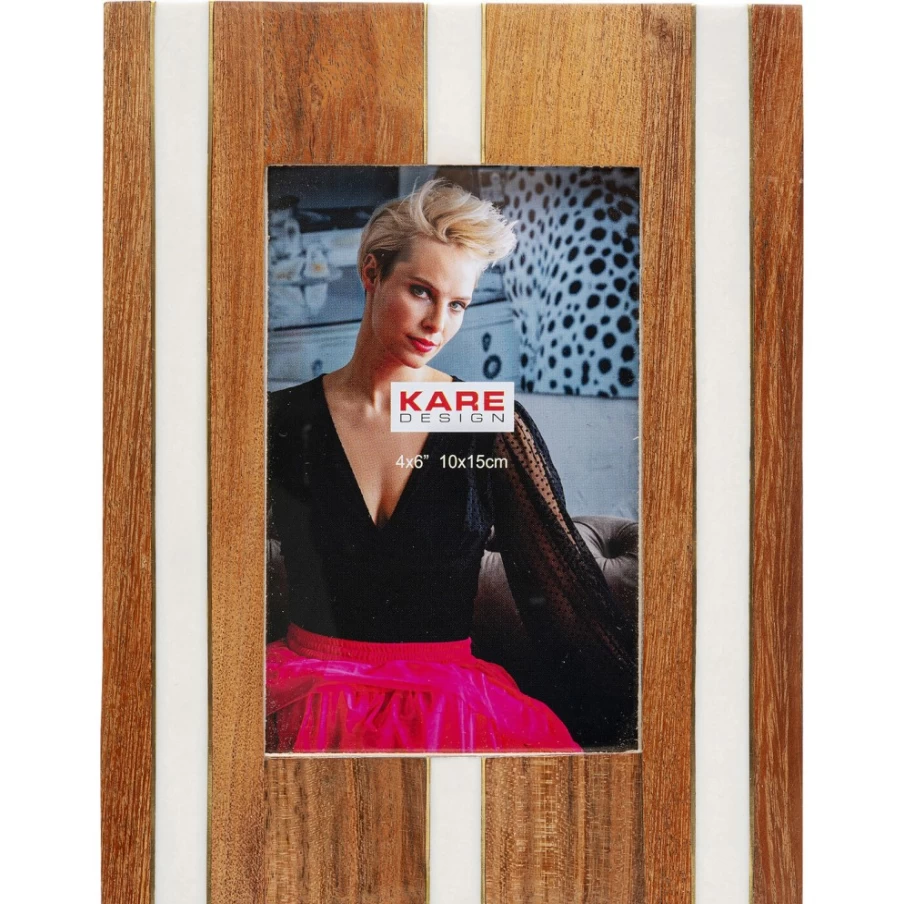 KARE Design Modern Picture Frame Striscia 10x15 cm - Stylish Wall or Tabletop Photo Display