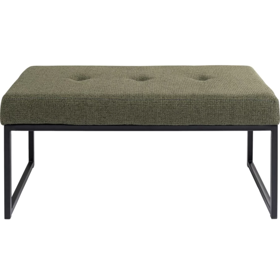 KARE Design Modern Bench Smart Dolce Green 90Cm Solid Wood Scandinavian Style Seating Furniture