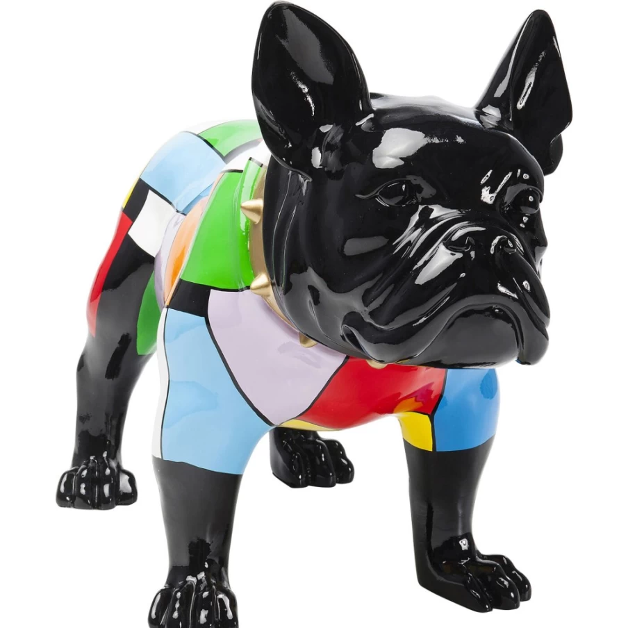 KARE Design Modern Bulldog Figurine - Colorful Home Deco Collectible Statue