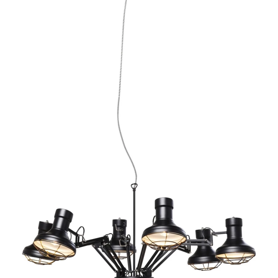 KARE Design Modern Spider 6-Light Pendant Lamp - Multi-Arm Ceiling Lighting Fixture