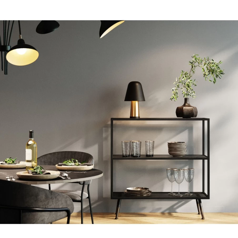 KARE Design Modern Shelf La Gomera 100x100cm - Stylish Square Wall Shelf for Home Decor