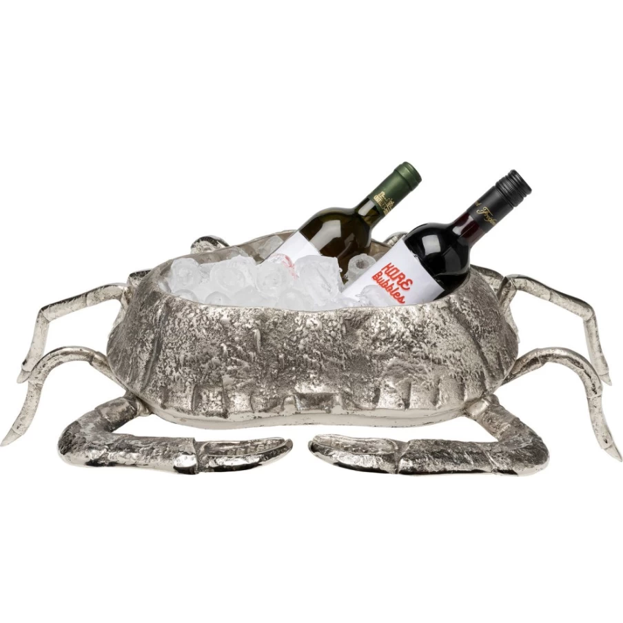 KARE Design Modern Wine Cooler Crab - Stylish Countertop Beverage Chiller for White and Red Wine