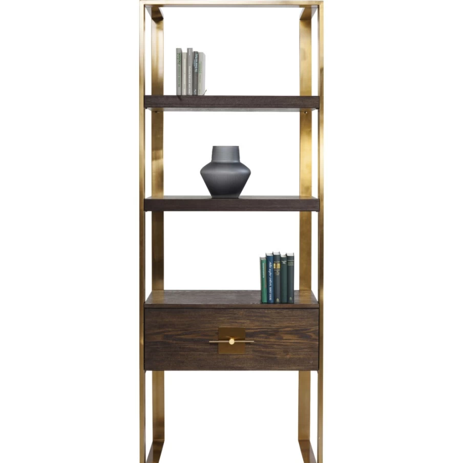 "KARE Design Osaka Modern Bookshelf 82x210cm - Stylish Storage Shelf for Home & Office"