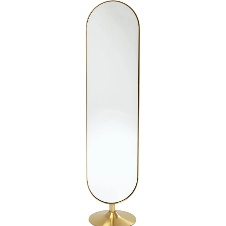 KARE Design Modern Curved Floor Mirror 40x170 cm - Elegant Full-Length Dressing Mirror for Home Decor