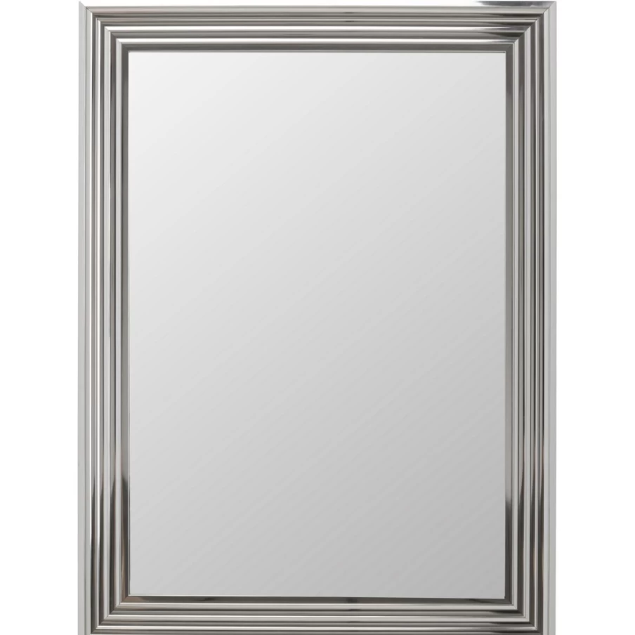 KARE Design Modern Silver Wall Mirror Frame - 74x99cm Elegant Eve Collection