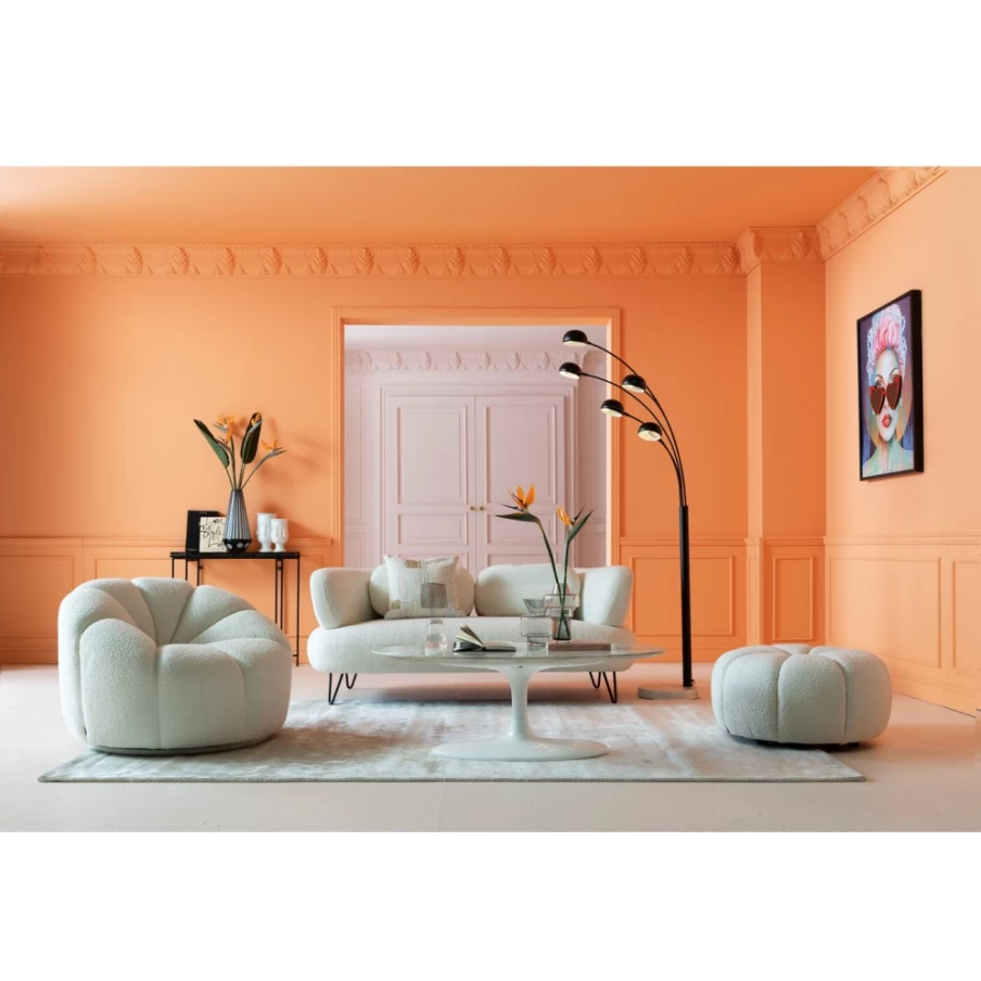 KARE Design Modern Five-Finger Floor Lamp in Matte Black - Adjustable Standing Light for Living Room