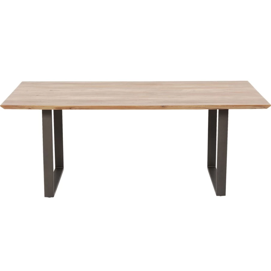 KARE Design Modern Crude Steel Dining Table 160x80cm - Industrial Style Table Symphony Collection