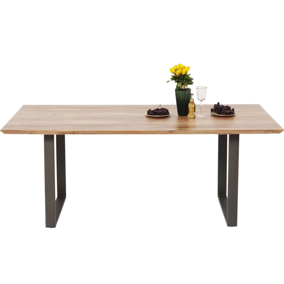KARE Design Modern Crude Steel Dining Table 160x80cm - Industrial Style Table Symphony Collection