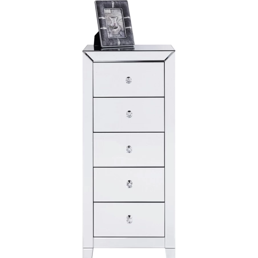 KARE Design Modern High Dresser with 5 Drawers - Luxury Bedroom Storage Cabinet