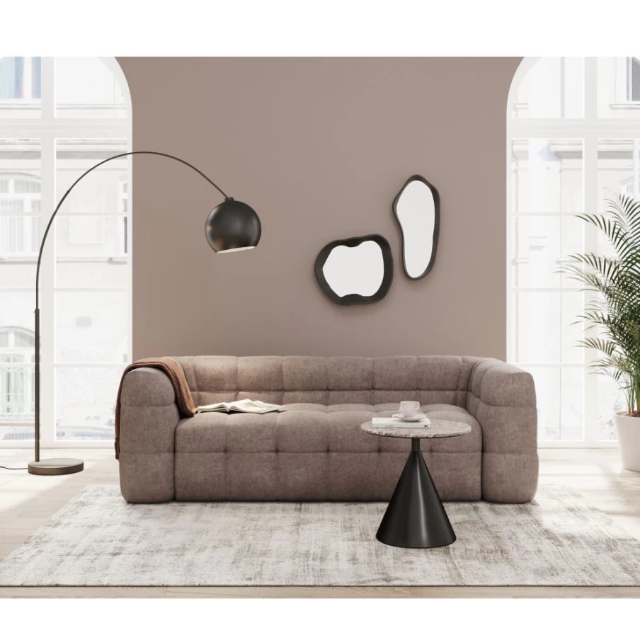 KARE Design Modern Black Wall Mirror 40x34 cm - Dynamic Stylish Decor for Home & Office