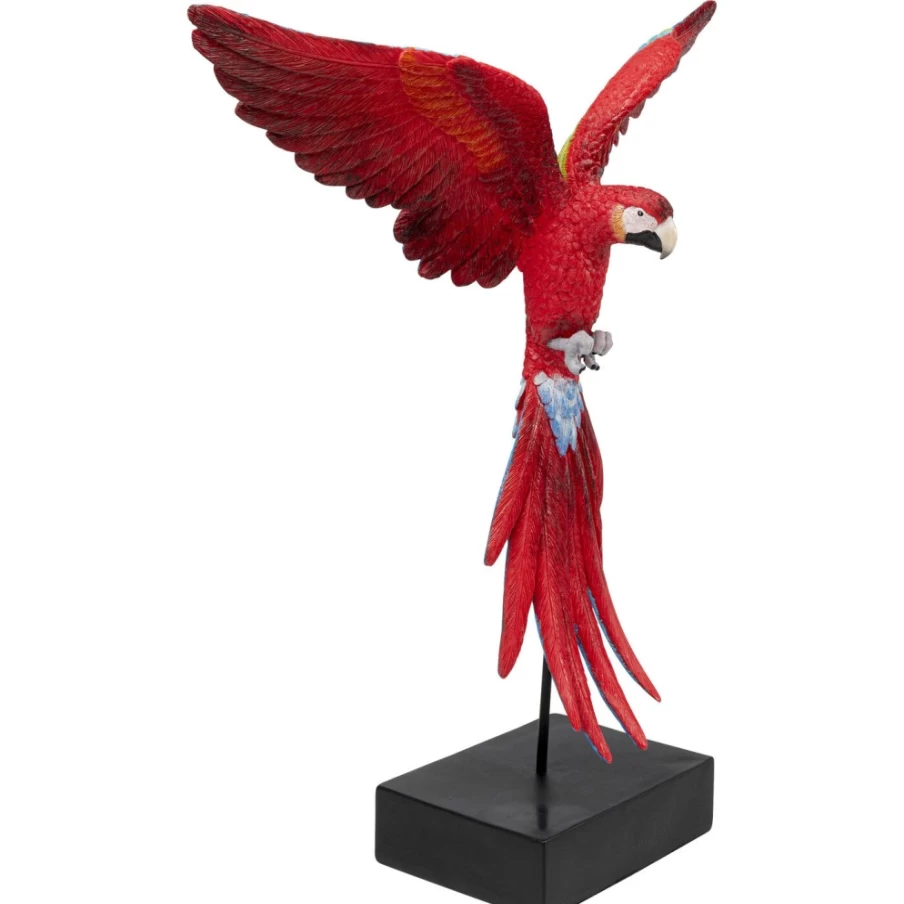 KARE Design Modern Flying Parrot Sculpture - 61cm Decorative Figurine for Home & Garden