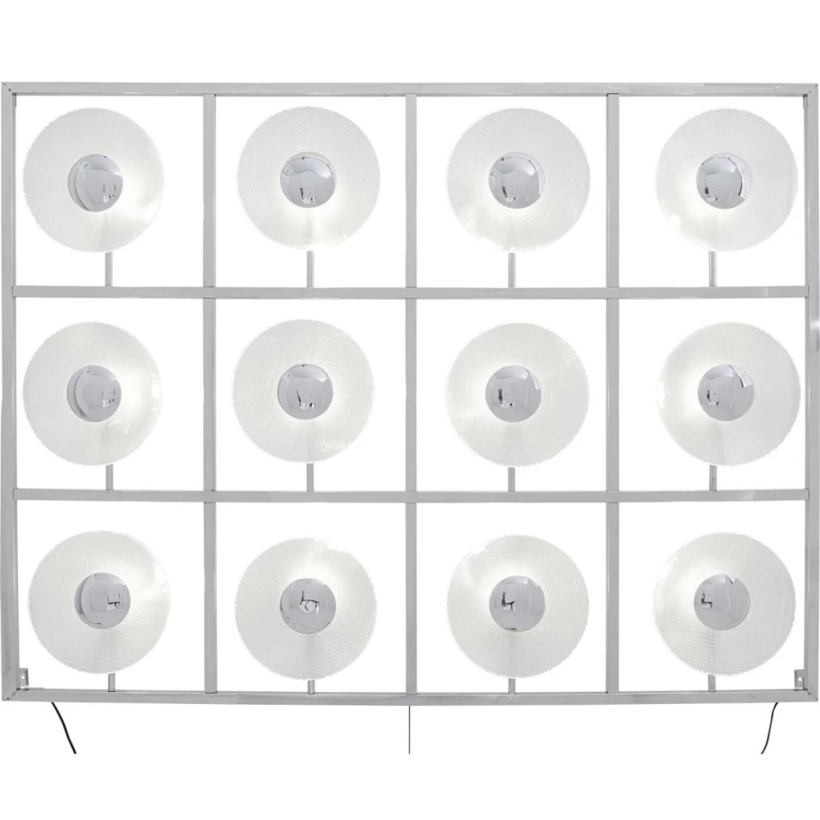 KARE Design Modern UFO Wall Lamp - 12 LED Lights, Contemporary Lighting Fixture for Indoor & Outdoor