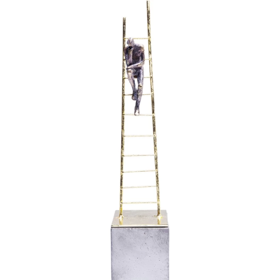 KARE Design Modern Wall Decor - Unique Climbing Man Sculpture for Contemporary Home Interior