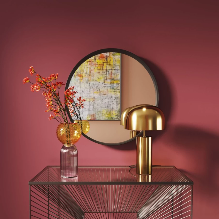 "KARE Design Loungy Gold Table Lamp – 38cm Modern Lighting for Home Decor"