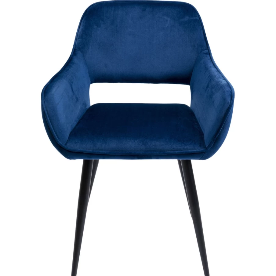 "KARE Design Modern Armchair With Armrests In San Francisco Blue – Stylish Comfort Chair"