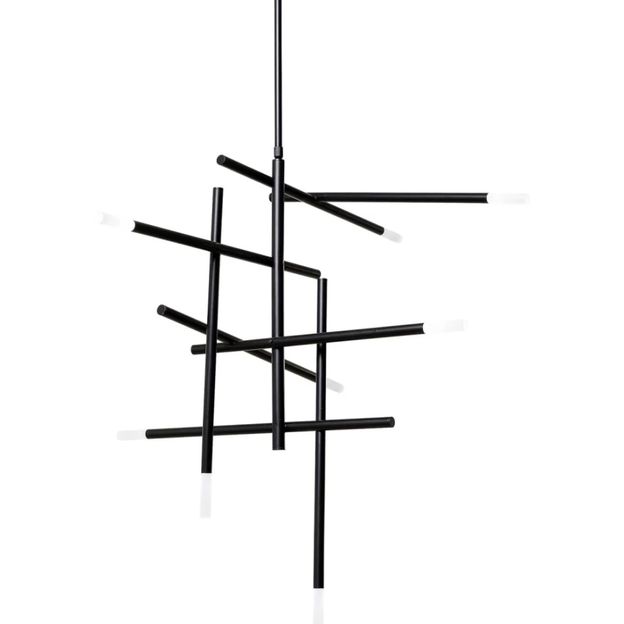 KARE Design Modern Black Stick Pendant Lamp - Sleek Hanging Lighting for Contemporary Interiors