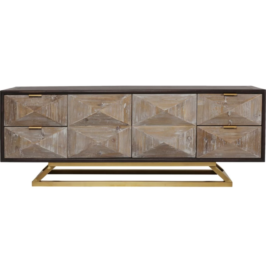 "KARE Design Modern Sideboard Triangolo - Stylish Storage Cabinet for Living Room"