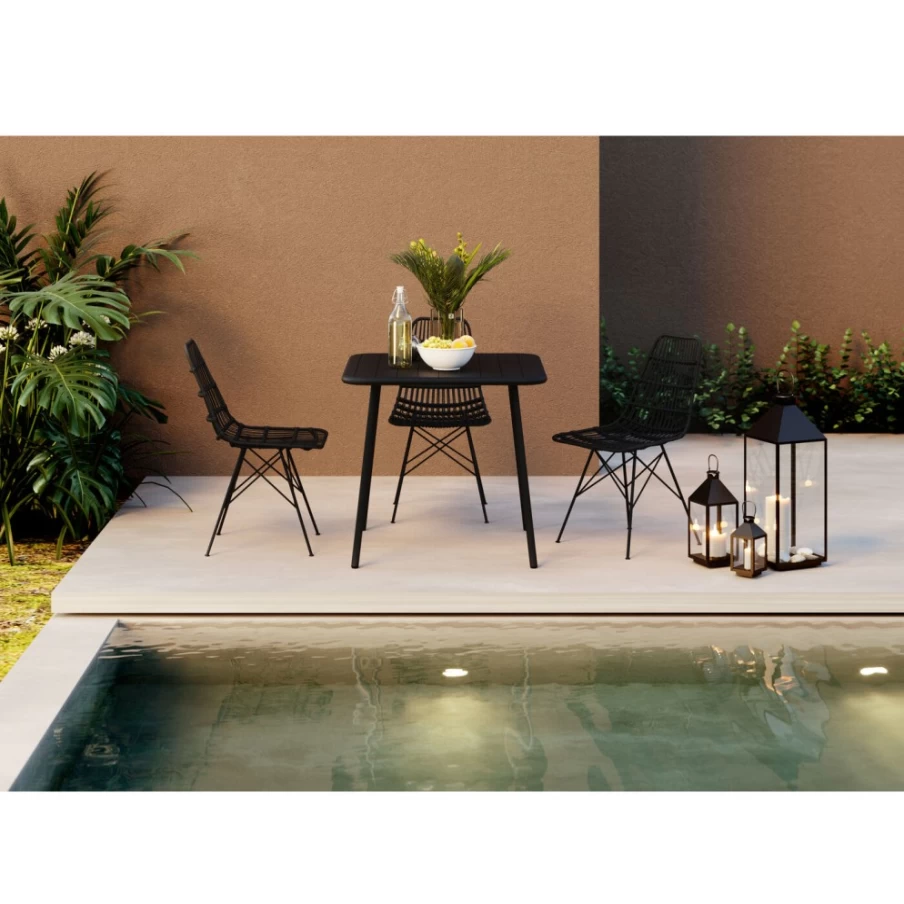 KARE Design Modern Bora Bora Square Dining Table 80x80cm Contemporary Style