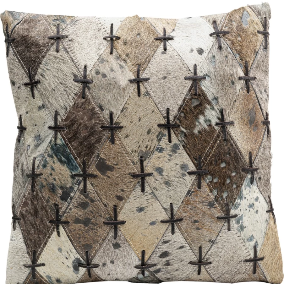 KARE Design Modern Square Cushion Cover 40x40 cm Punto Pattern Home Decor