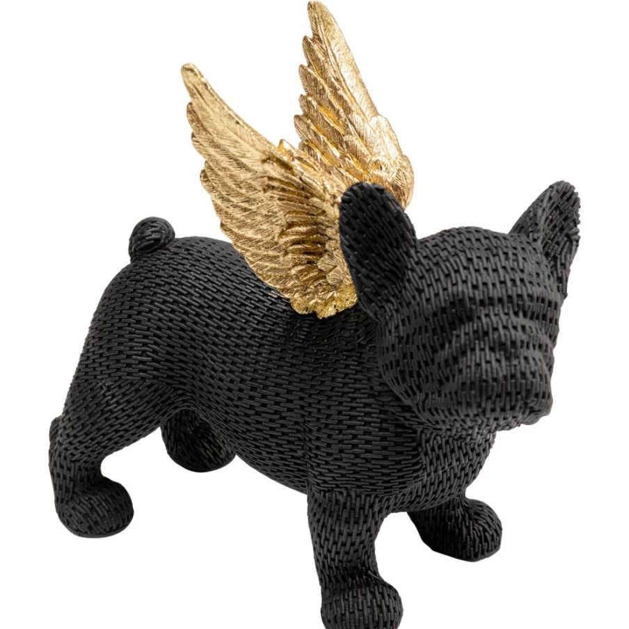 KARE Design Modern Angel Puppy Figurine - 25cm Decorative Sculpture for Home & Garden