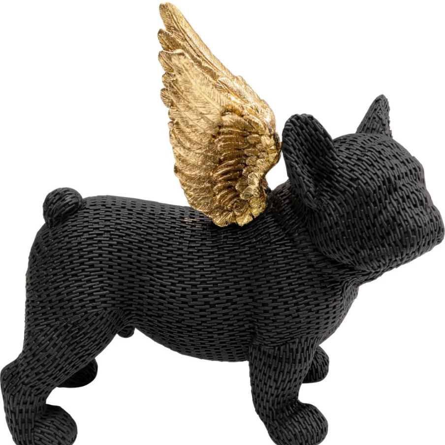 KARE Design Modern Angel Puppy Figurine - 25cm Decorative Sculpture for Home & Garden