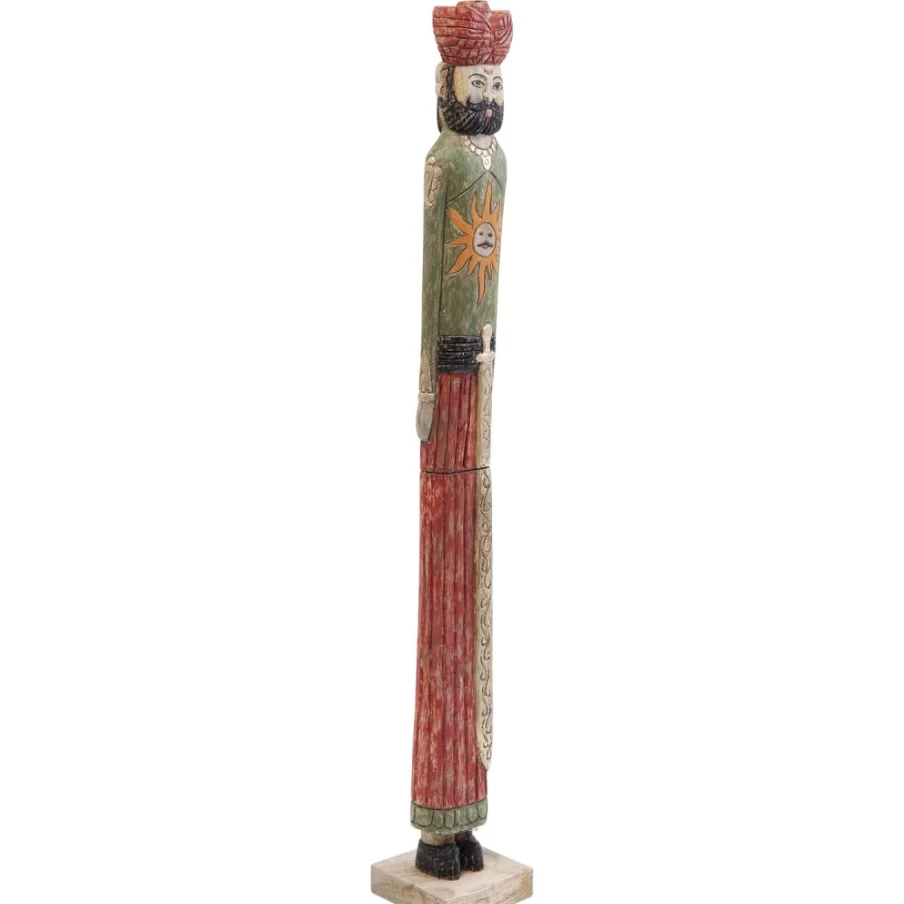 "KARE Design Indian Couple Raja Statue 93cm Handmade Home Decor Art Deco Object"