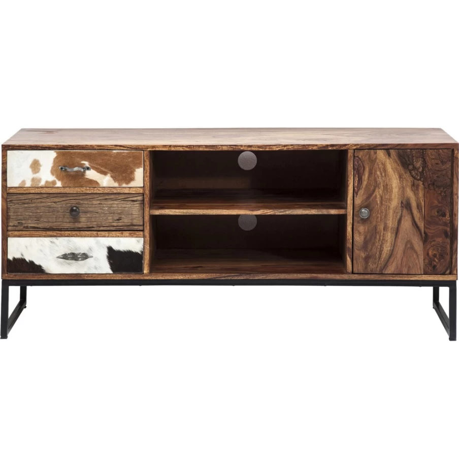 KARE Design Modern Lowboard Rodeo 1-Door 3-Drawer Storage Cabinet