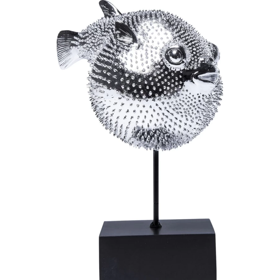 KARE Design Modern Blowfish Sculpture 28cm Decorative Figurine for Home & Office