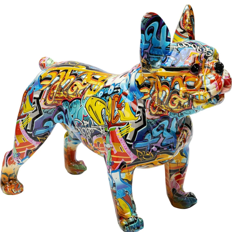 KARE Design Modern Deco Figurine - Stylized Bully Bulldog Statue for Home Decor